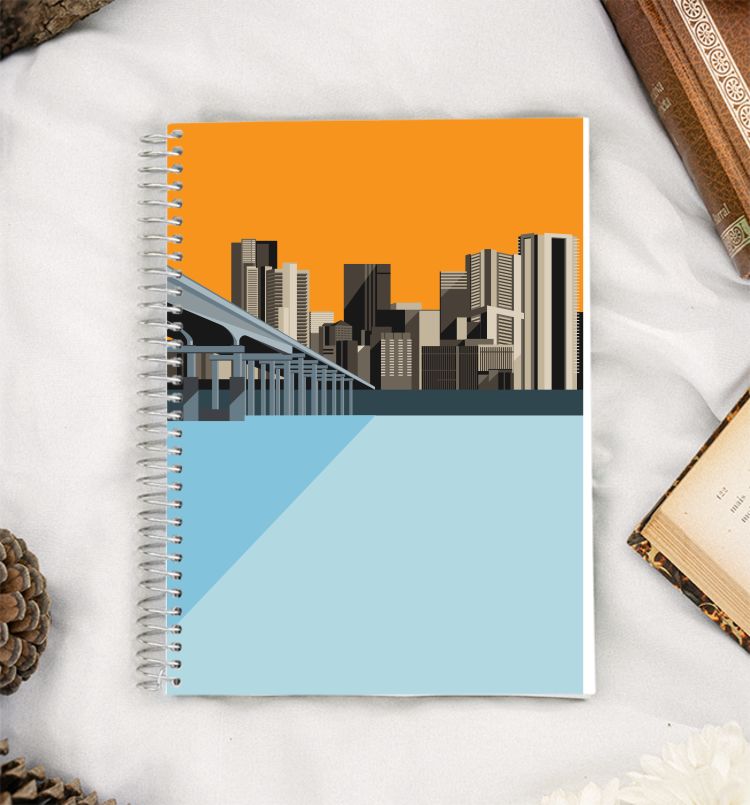 City In The Water A5 Notebook