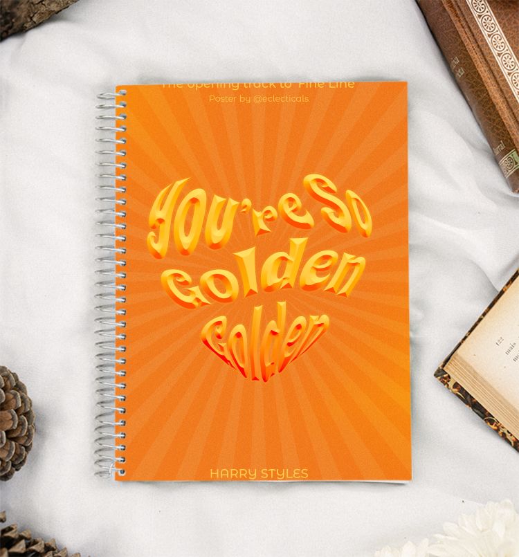 Harry Styles- Golden A5 Notebook