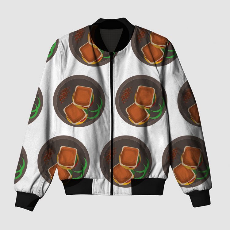 Vada Pav लव Bomber Jacket