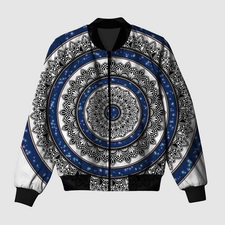 Starry Mandala  Bomber Jacket