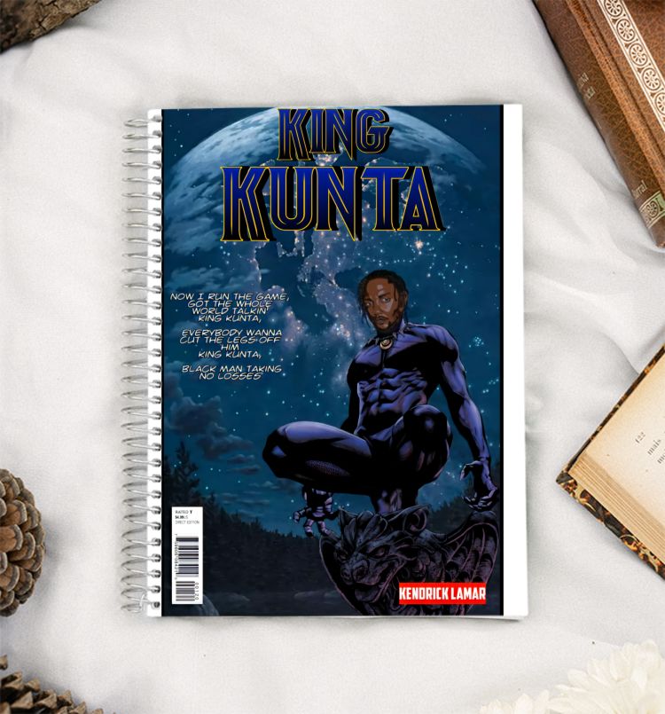 Kendrick Lamar × BLACK PANTHER A5 Notebook