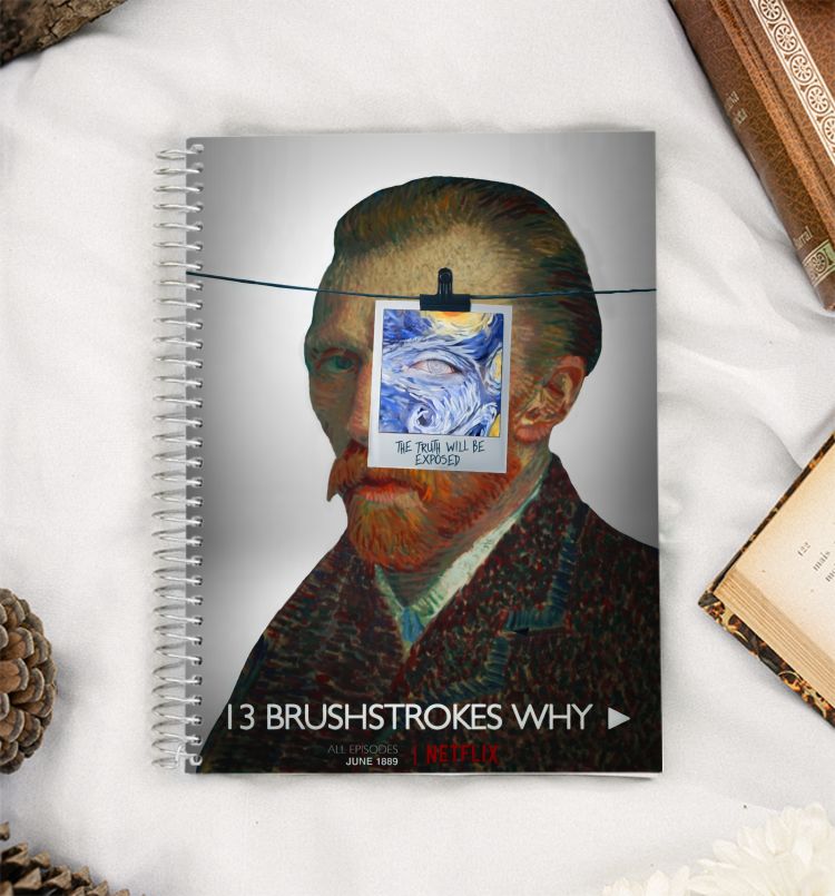 Van Gogh - 13 Reasons Why A5 Notebook