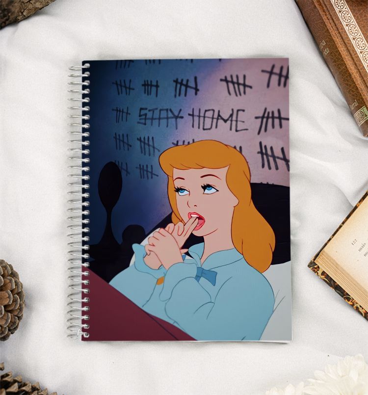 Quarantine Cinderella A5 Notebook