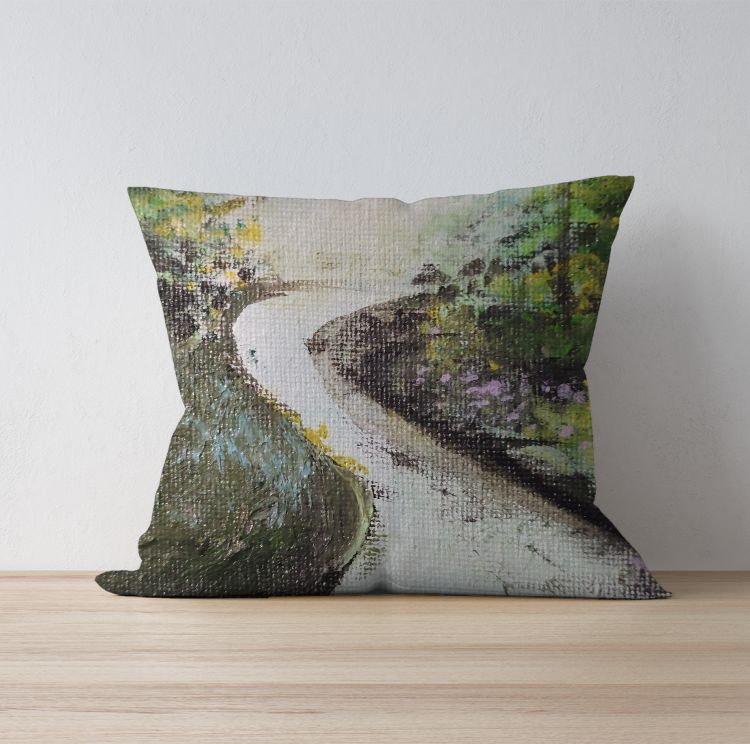 Jungle Lanes 1 Cushion Cover