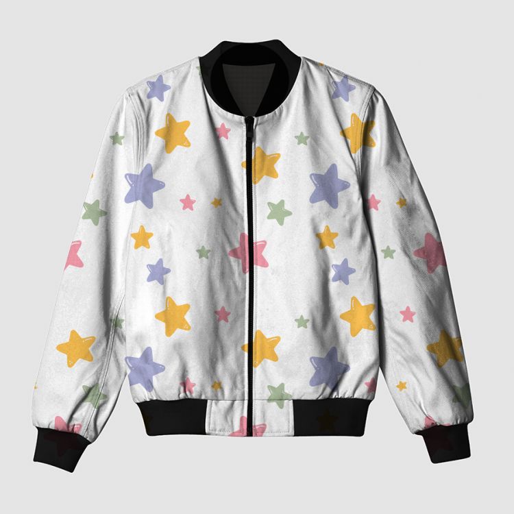 cute stars Bomber Jacket