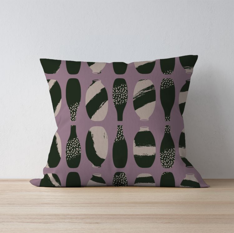 Vase and bottle Cushion Cover