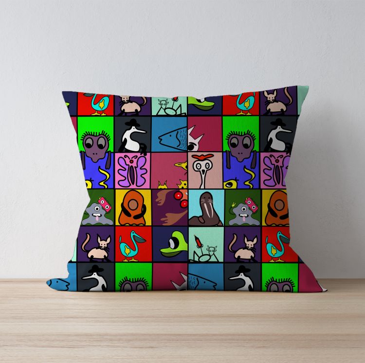 Animal art Cushion Cover