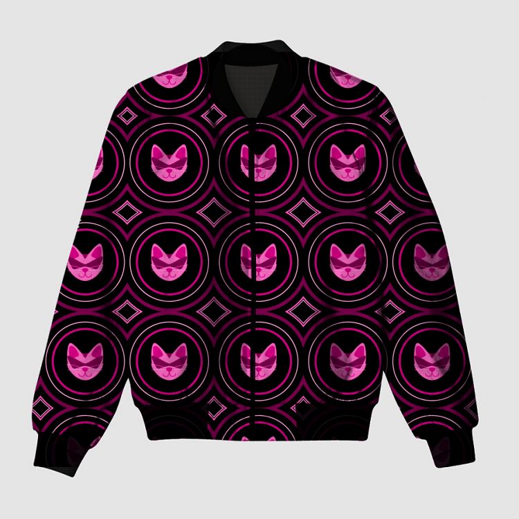 Agent Cat (Pink) Bomber Jacket