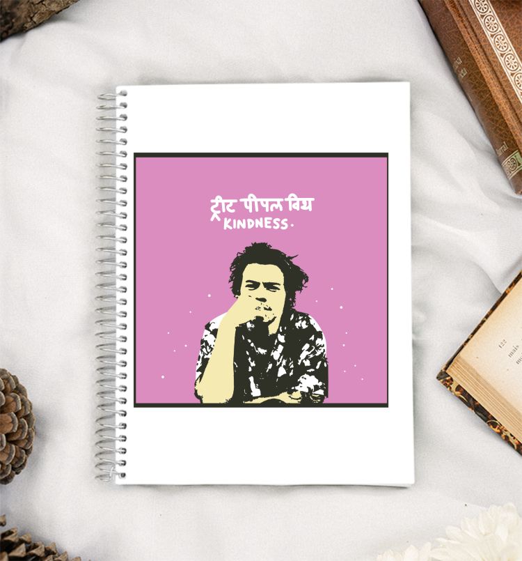 Harry Styles - Treat People With Kindness (Hindi) A5 Notebook