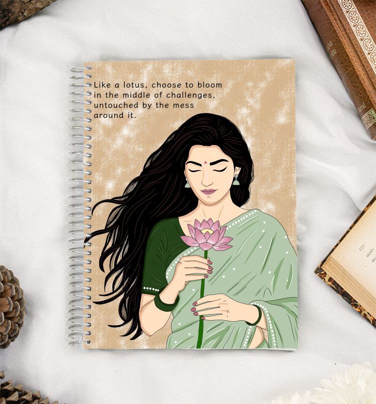 Choose to Bloom A5 Notebook