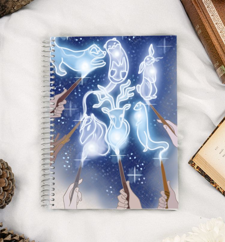 Expecto Patronum Harry Potter A5 Notebook