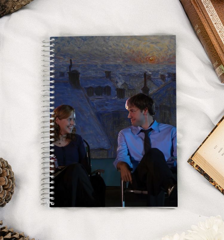 The Office - Jim and Pam A5 Notebook