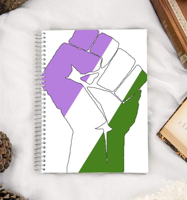 GenderQueer Resistance A5 Notebook