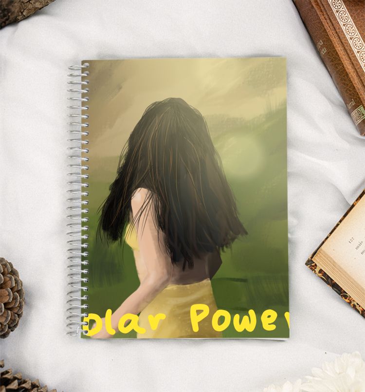 solar power by lorde - fanart  A5 Notebook