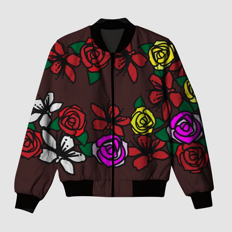 Floral 2 Bomber Jacket