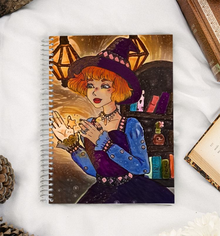 Warm and Witchy A5 Notebook