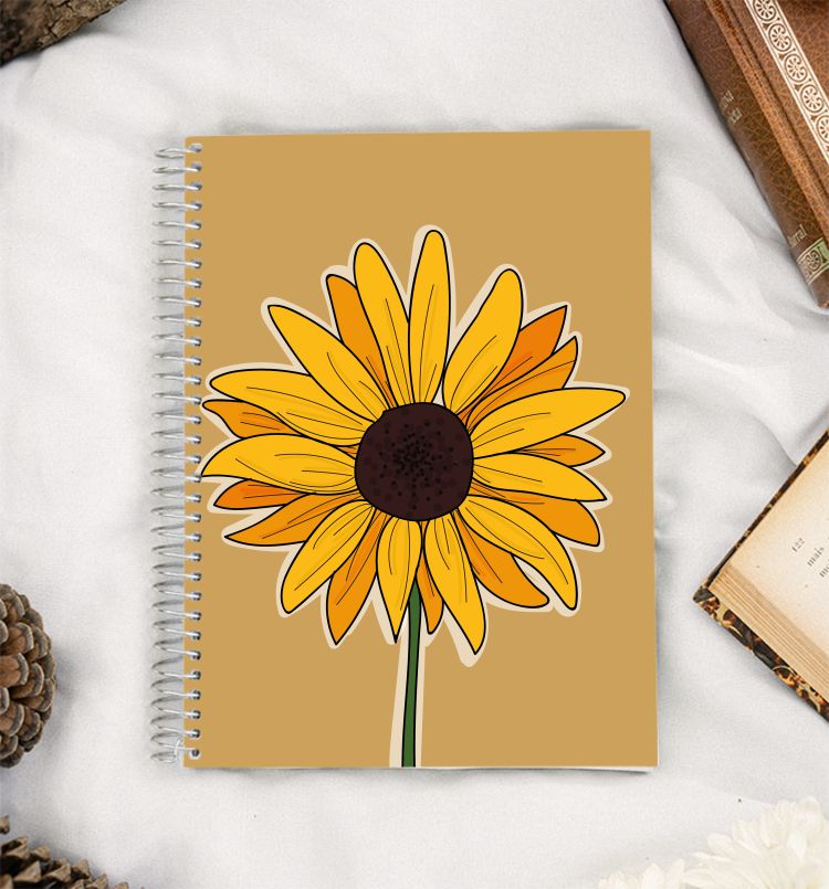 Sunflower - Beige A5 Notebook