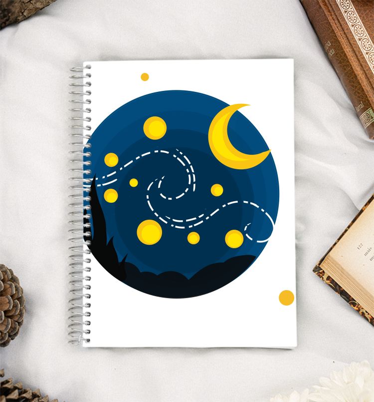 Starry night A5 Notebook