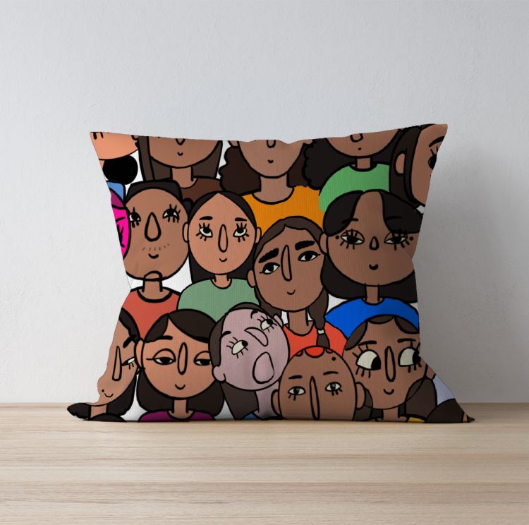 Women  Cushion Cover