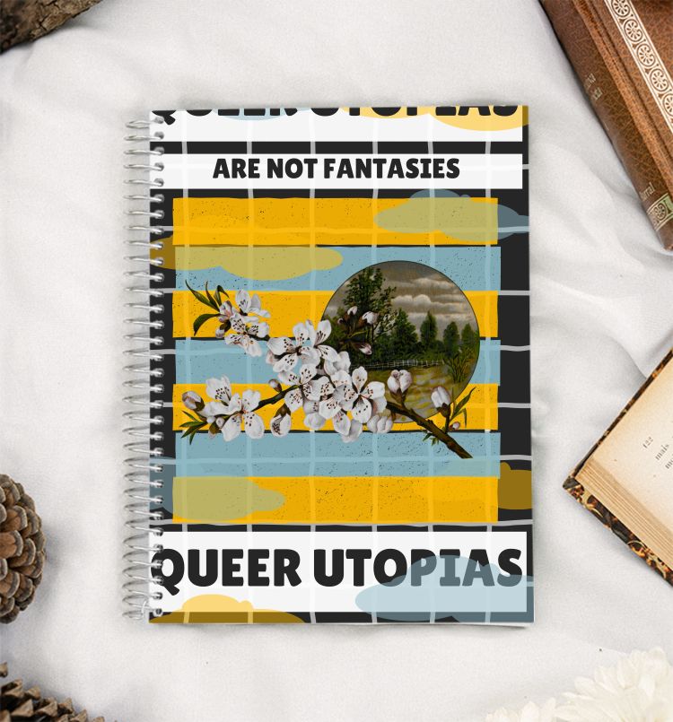 Queer Utopia pride communism LGBTQ community A5 Notebook