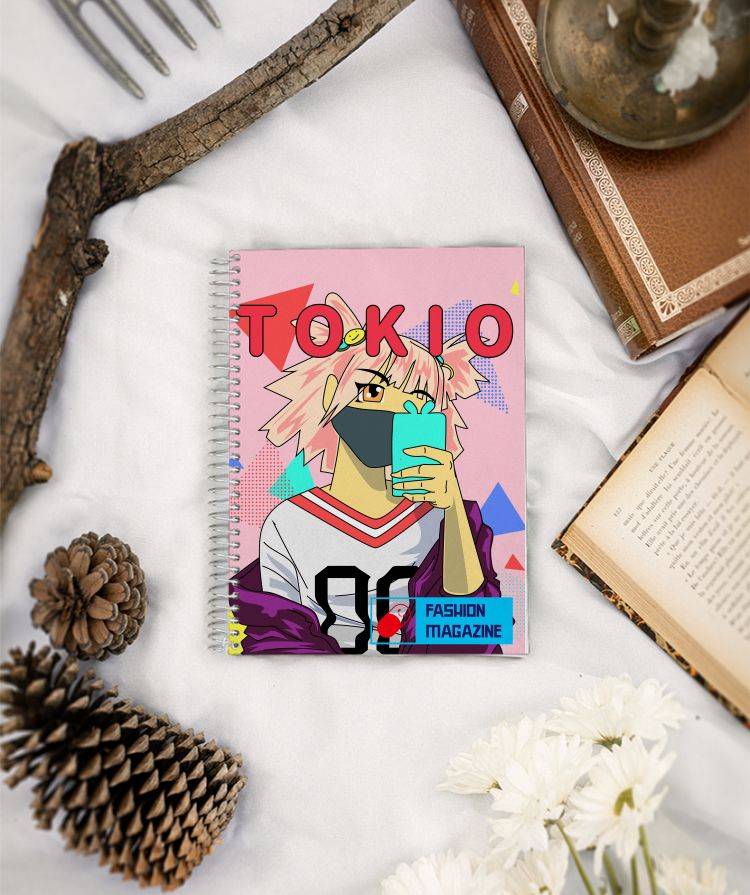 Tokio Anime Notebook  A5 Notebook  Frankly Wearing