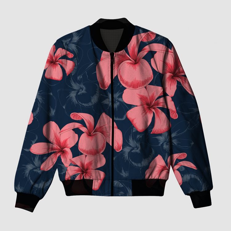 Floral print Bomber Jacket
