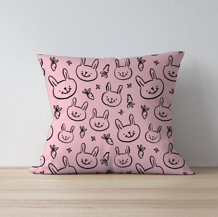 Bunny Face Cushion Cover