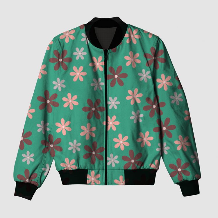 Floral Bomber Jacket