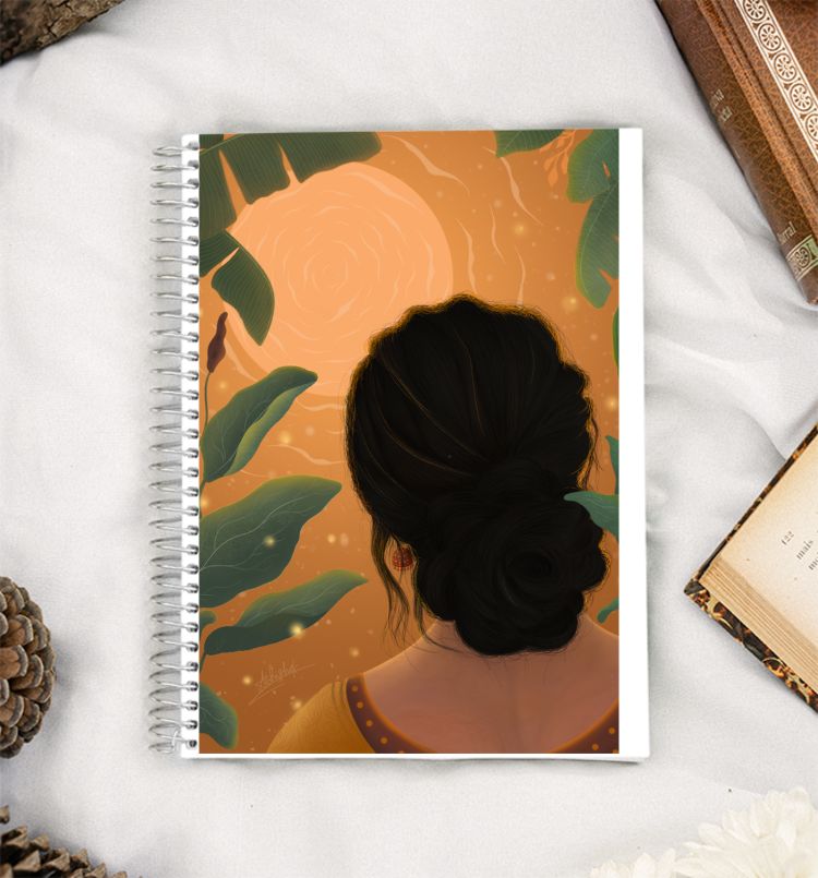 Dreaming women A5 Notebook