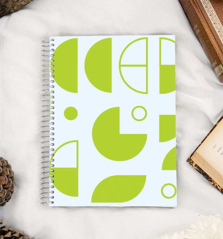 Abstract A5 Notebook