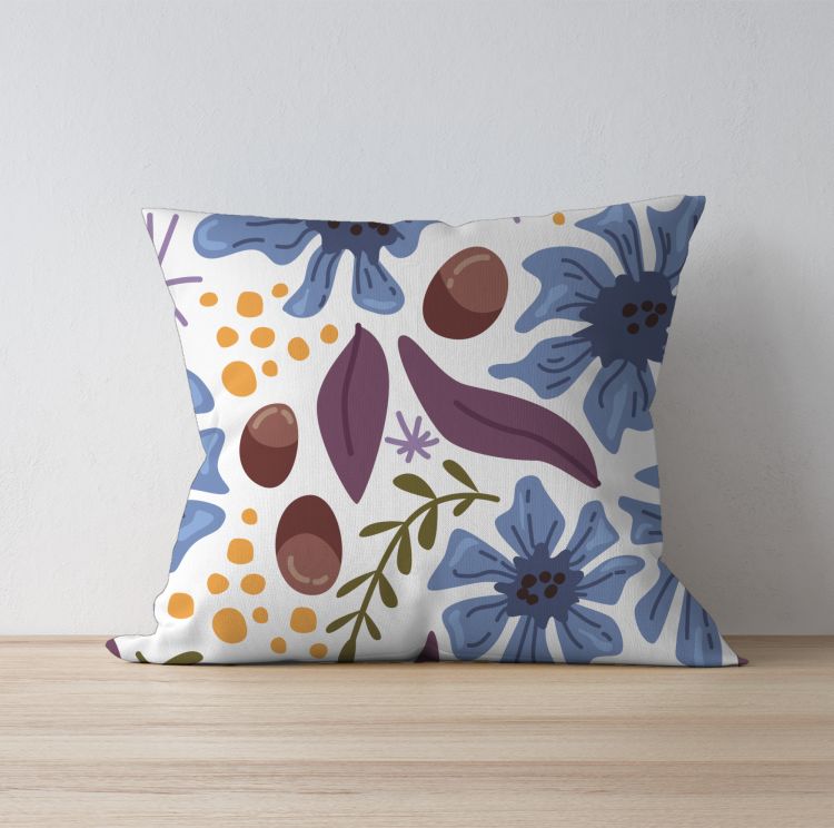 blues and hues Cushion Cover