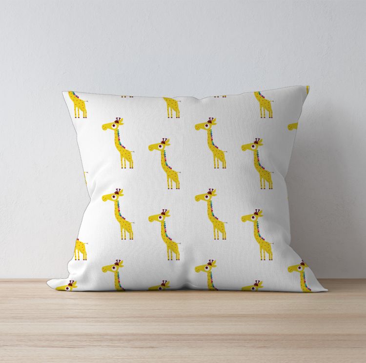 Cute Giraffe Cushion Cover