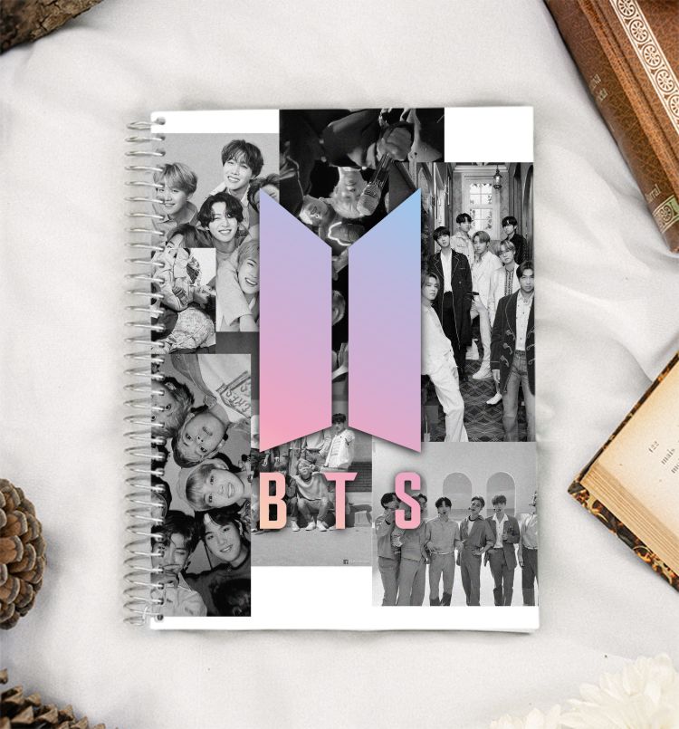 BTS (Bangtan Sonyeondan) BLACK A5 Notebook