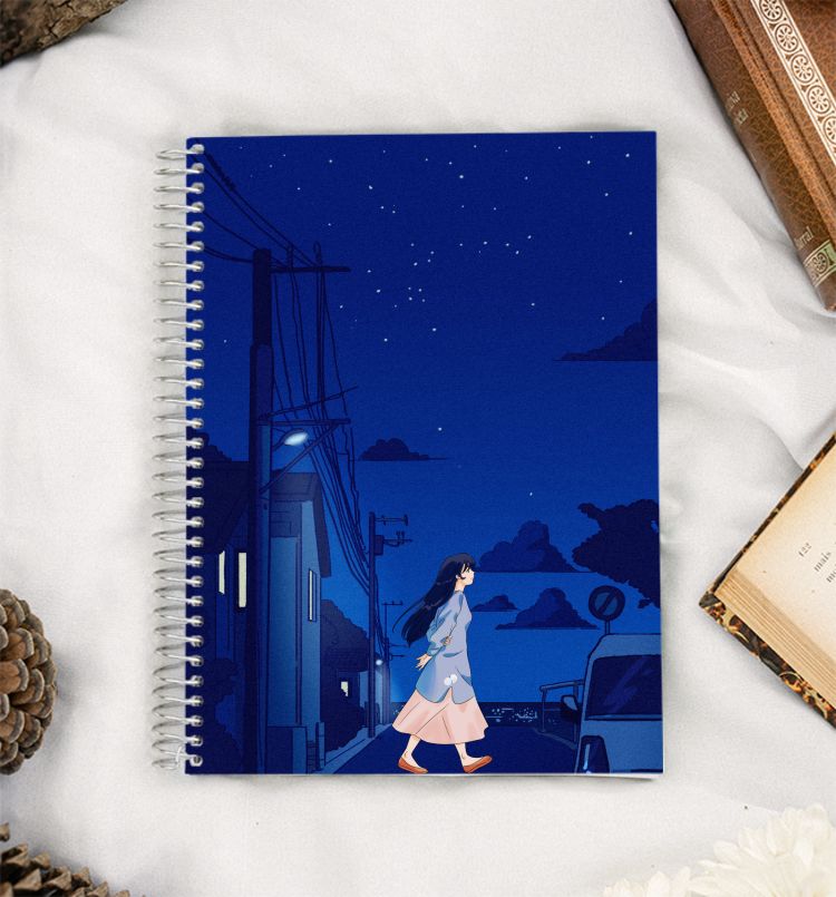 Starry night A5 Notebook