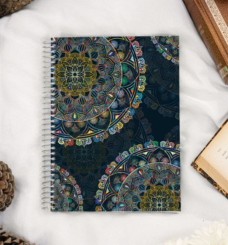 Bohemian mandala A5 Notebook