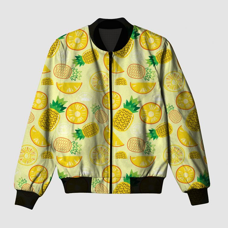 Aloha pineapple  Bomber Jacket