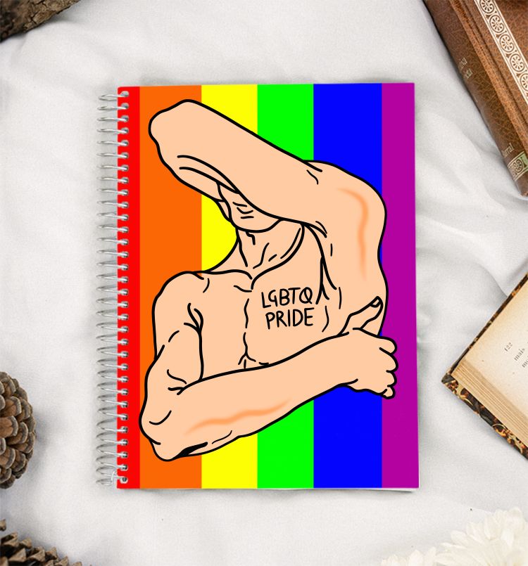 Gay pride A5 Notebook