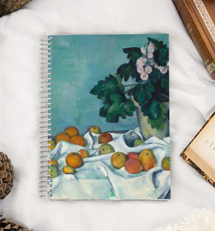 Still life with apples  A5 Notebook