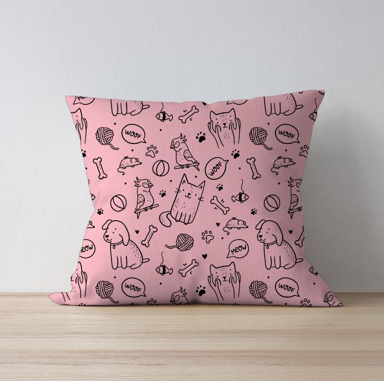 Pet lovers Cushion Cover