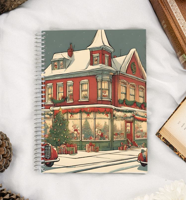 Victorian christmas  A5 Notebook