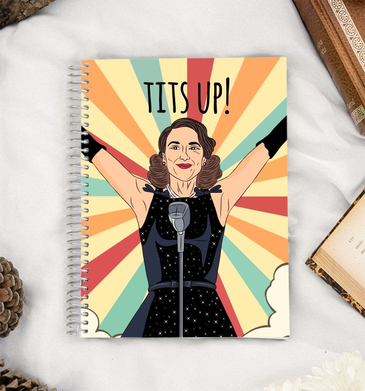 Marvelous Mrs Maisel-Tits up A5 Notebook