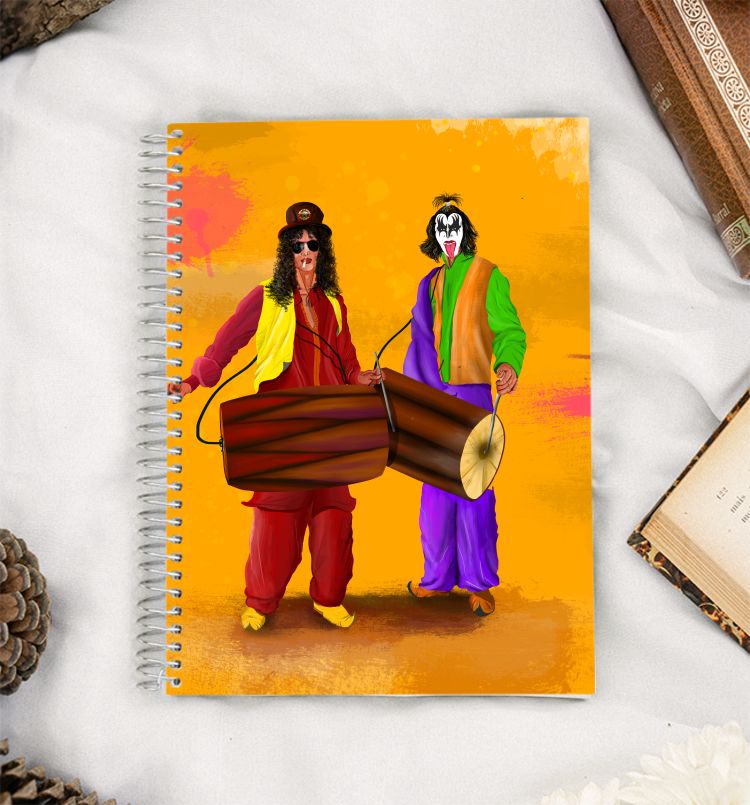 Rock n Roll Baraat  A5 Notebook