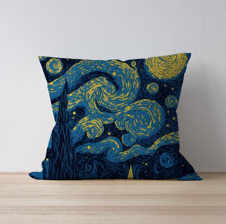 The Starry Night Cushion Cover
