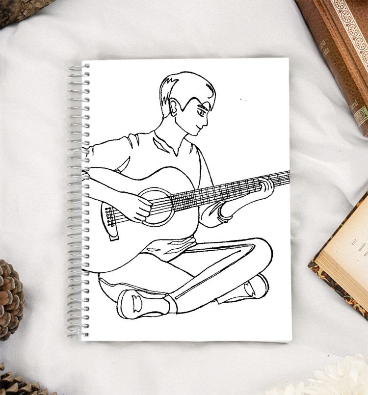 Twanging Instrumentalist A5 Notebook