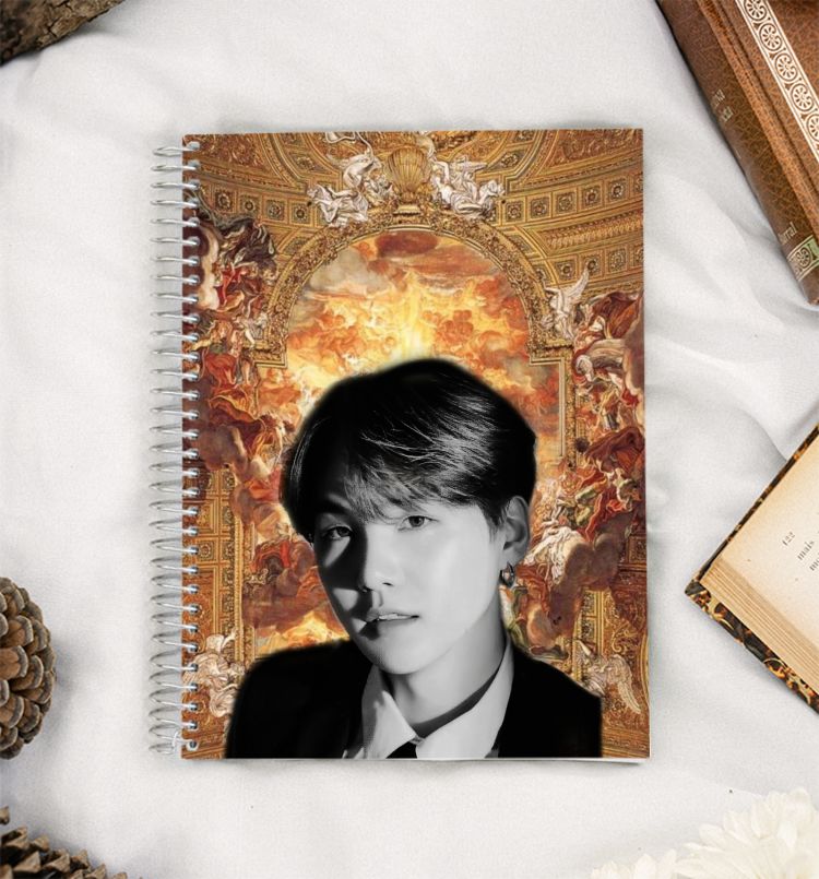 min yoongi but make it renaissance A5 Notebook