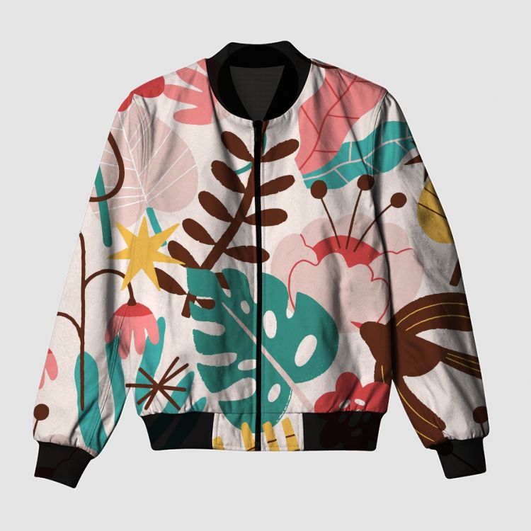 Jungle print  Bomber Jacket