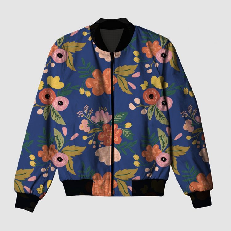 Floral pattern  Bomber Jacket