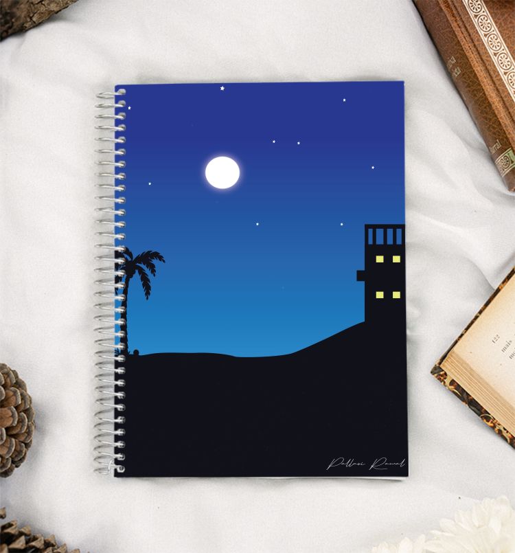 The Moon Light A5 Notebook