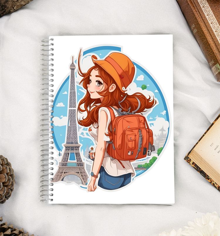 Cute Traveler A5 Notebook