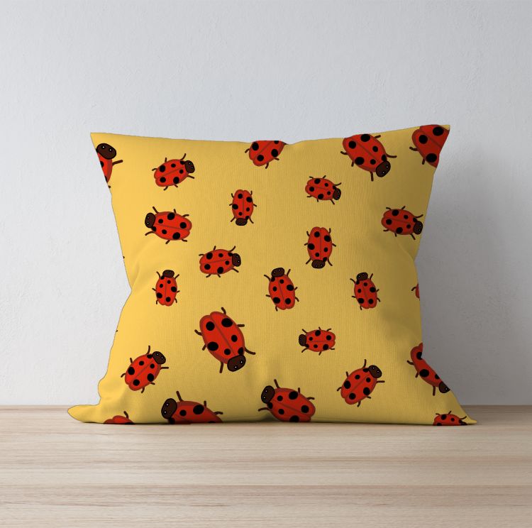 Cute lady bug pattern  Cushion Cover